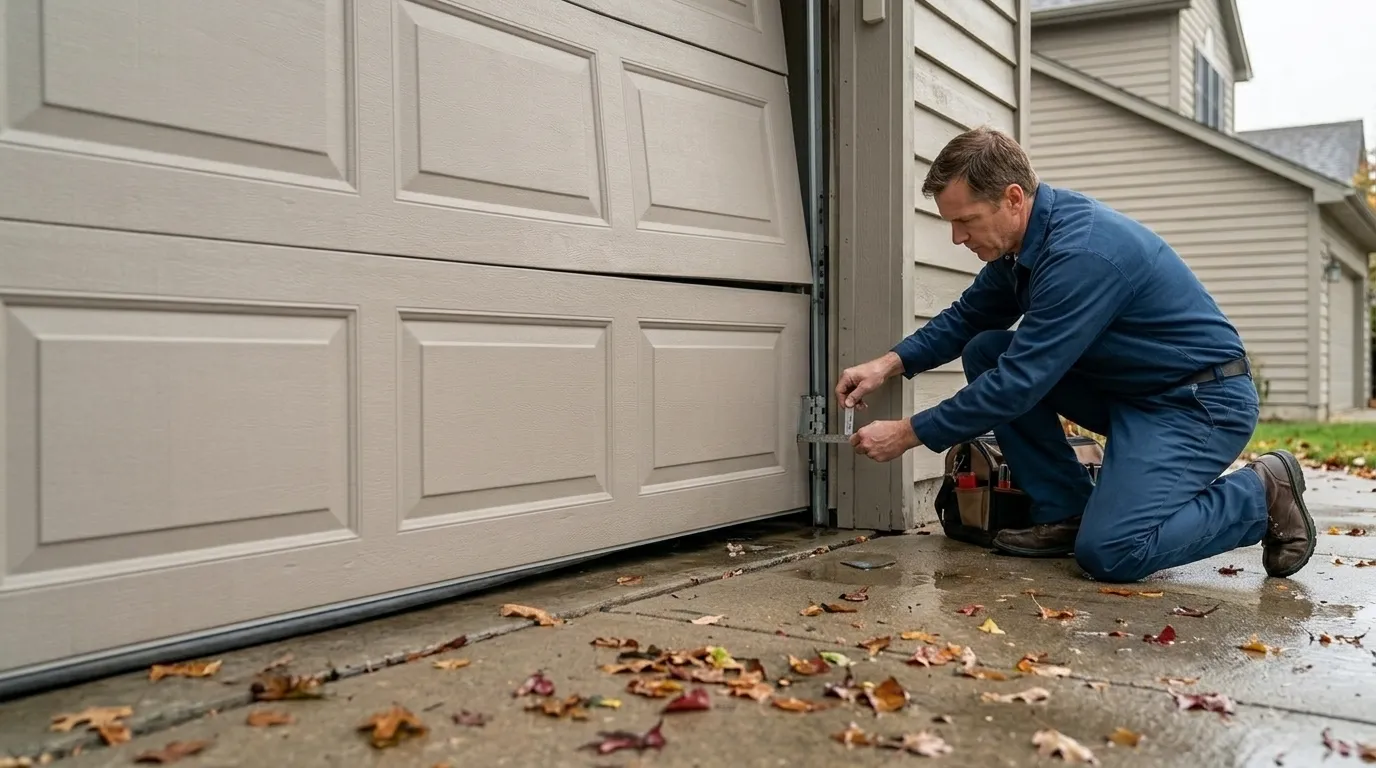 Garage door service call in Virginia Beach, VA